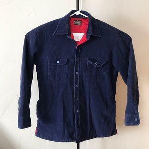 Vintage Sears Mens Medium Corduroy Shirt Jacket